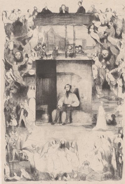 Den siste dagen til en fordømt mann, 1833. av Célestin Nanteuil