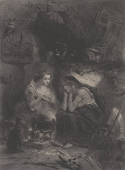 The Potion, 1860. av Célestin Nanteuil