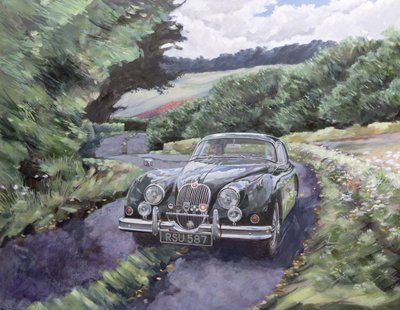 Jaguar XK150 Cruising av Clive Metcalfe