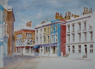 Et Clarendon-kors, 2003 (akvarell) av Clive Wilson