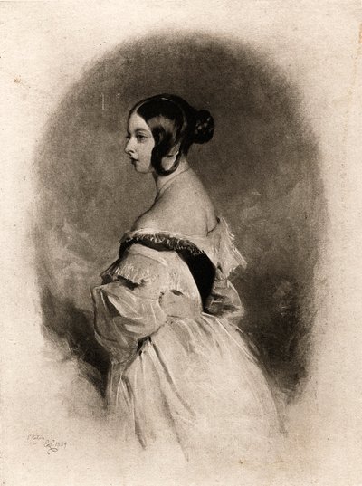 'Dronning Victoria i en alder av tjue', 1800-tallet av Cockerell
