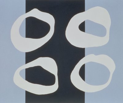 Blue Ground IV, 1998 (akryl på lerret) av Colin Booth
