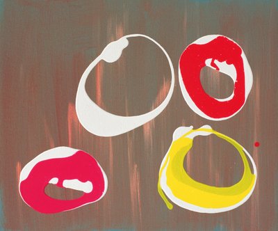 Young Flying Fish III, 1997 (akryl på lerret) av Colin Booth