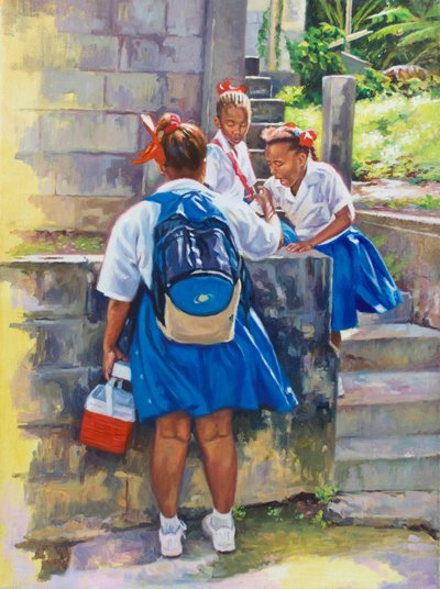 Skolejente Banter, 2019 av Colin Bootman