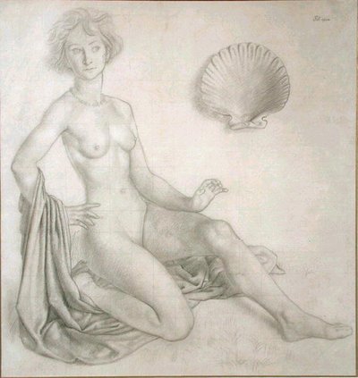 Studie for Venus og Amor av Colin Unwin Gill