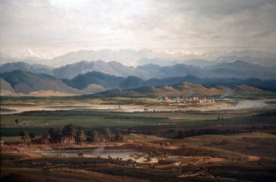 March of Francis Marquess of Hastings 1754-1826 1814-15 olje på lerret detalj av 237634 av Colonel Charles Joseph Doyle
