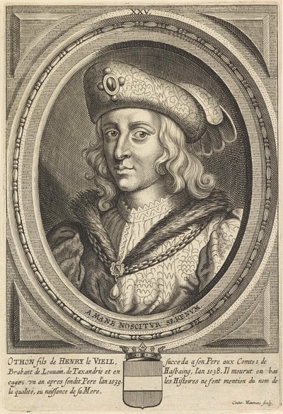 Portrett av Otto, hertugen av Brabant og Leuven av Conrad (after) Waumans