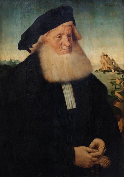 Portrett av en skjeggete herre av Conrad (attr. to) Faber von Creuznach