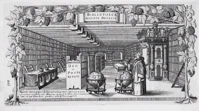 August von Brunswick-Lüneburg i biblioteket hans, 1650 av Conrad Buno