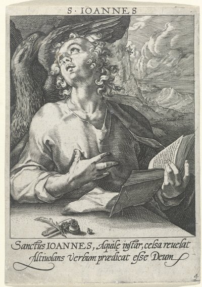 Evangelist Johannes De fire evangelistene (serietittel) av Conrad Goltz (possibly)