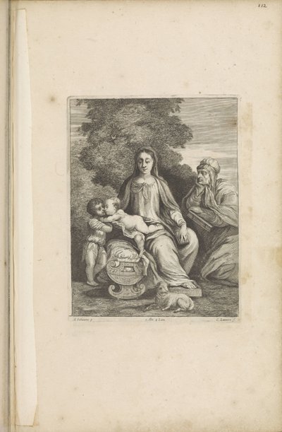 Maria med Kristusbarnet, den unge døperen Johannes og den hellige Elizabeth av Conrad Lauwers
