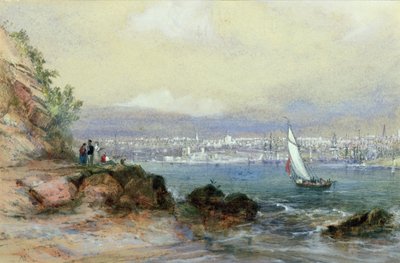Utsikt over Sydney havn av Conrad Martens