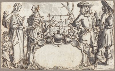 Allegori om fattigdom og rikdom av Conrad Meyer