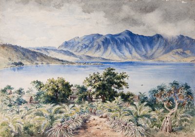 Naiviri-Bucht, Nananu, Fidschi 1876 von Constance Frederica Gordon-Cumming