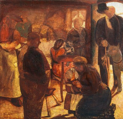 The Stranger, av Constant Permeke (1886-1952), olje på lerret av Constant Permeke