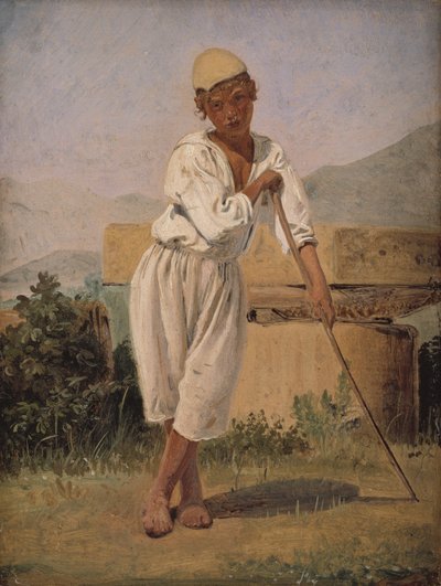 En gjetergutt. Pompeii av Constantin Hansen