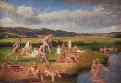 Gutter bader og leker av Constantin Hansen