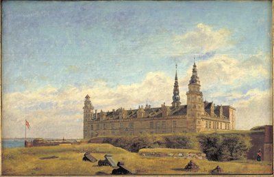 Kronborg slott av Constantin Hansen