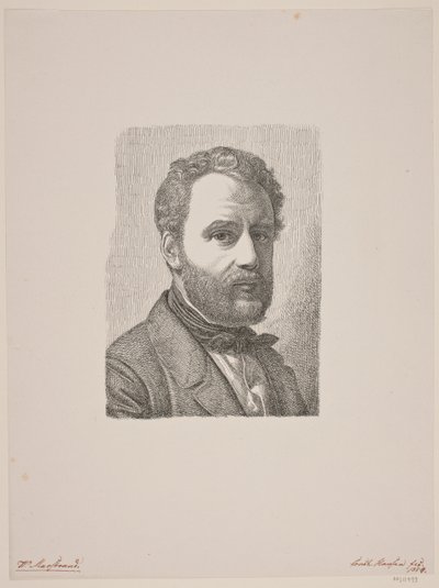 Portrett av Wilhelm Marstrand av Constantin Hansen