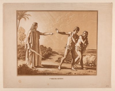 Utdrivelsen av paradis av Constantin Hansen