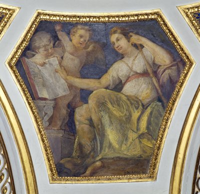 La Sapienza (de fire kardinaldydene) av Constantino Brumidi
