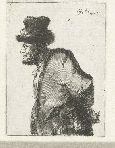 Bonde med hendene bak ryggen av Constantino Cumano (possibly)