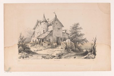 Bedende figurer i et landskap The Landscape (serietittel) av Constantinus Cornelis Huysmans