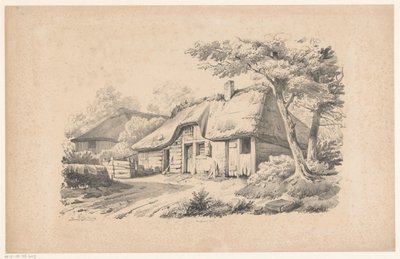 Våningshus med stråtak The Landscape (serietittel) av Constantinus Cornelis Huysmans