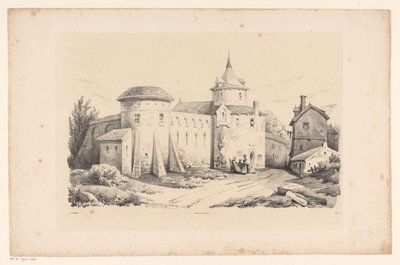Fort i landsbyen The Landscape (serietittel) av Constantinus Cornelis Huysmans