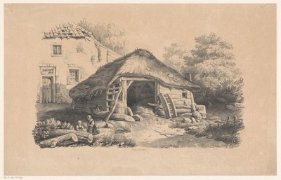Stall på gården The Landscape (serietittel) av Constantinus Cornelis Huysmans