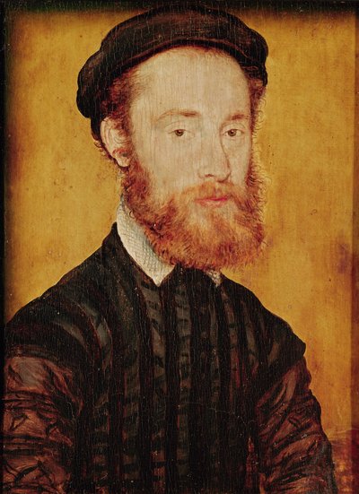 Portrett av en mann med blondt hår av Corneille de Lyon