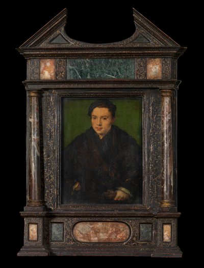 Portrett av en mann (olje på panel) av Corneille de la Haye (1500 75)