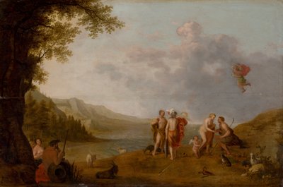 The Judgment of Paris, ca. 1650. av Cornelis Adamsz. Willaerts