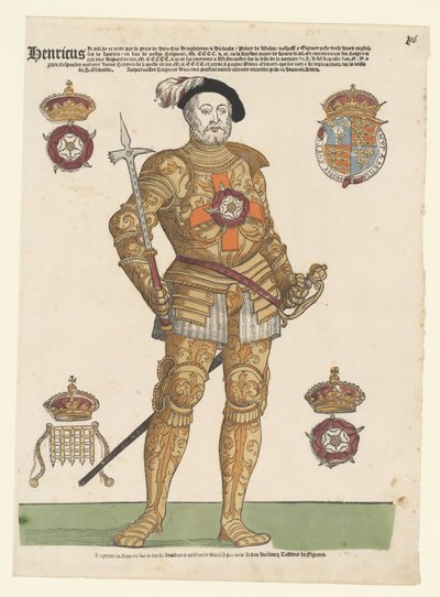 Portrett av Henry VIII av England av Cornelis Anthonisz. (manner of)