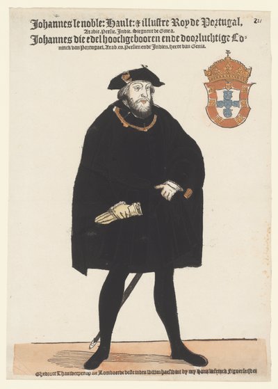 Portrett av Johannes III av Portugal av Cornelis Anthonisz. (manner of)