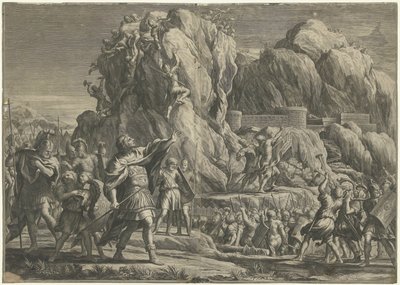 Alexander den store inntar byen Petra av Cornelis Bloemaert (II)