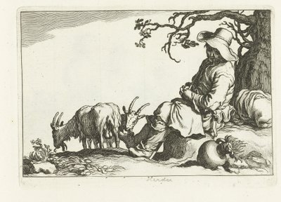 geitegjeter 16 trykk fra forskjellige serier av Cornelis og Frederik Bloemaert (serietittel) av Cornelis Bloemaert (II)