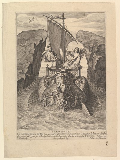Symplegades, 1600-tallet. av Cornelis Bloemaert