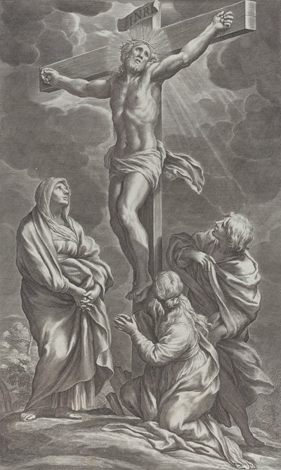 Korsfestelsen, 1662. av Cornelis Bloemaert
