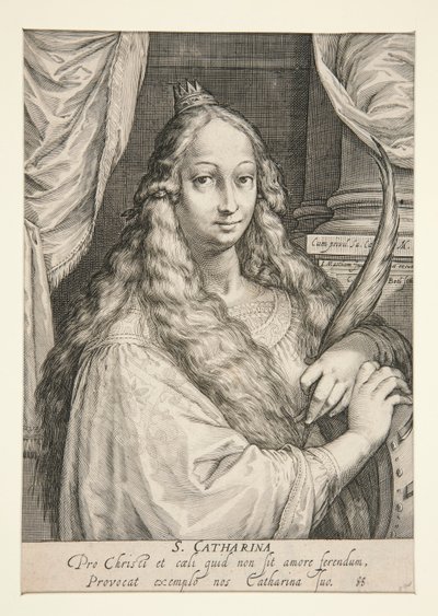Den hellige Katarina av Alexandria av Cornelis Boel