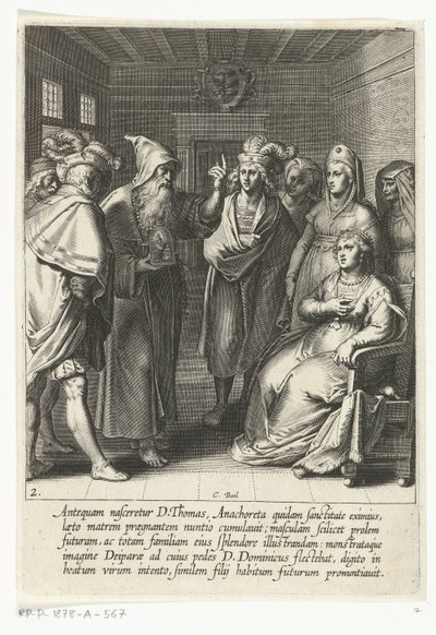 Profeti til Moren til Thomas Aquinas The Life of Saint Thomas Aquinas (serietittel) av Cornelis Boel