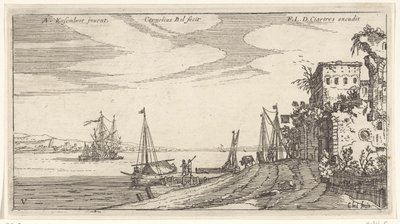 Kro på havna Havneutsikt (serietittel) av Cornelis Bol
