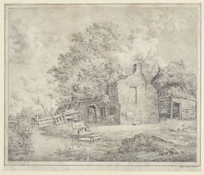 Gård på vannet av Cornelis Borsteegh