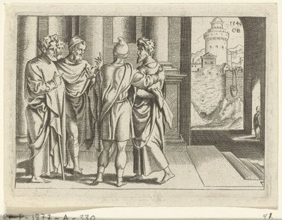 Barnabas bringer Paulus til apostlene The Life of Paul (serietittel) av Cornelis Bos