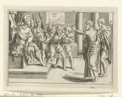 Paulus gjør Elymas blind The Life of Paul (serietittel) av Cornelis Bos