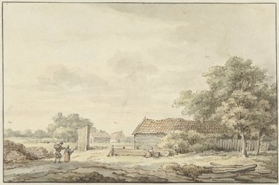 Landskap med gårder av Cornelis Buys