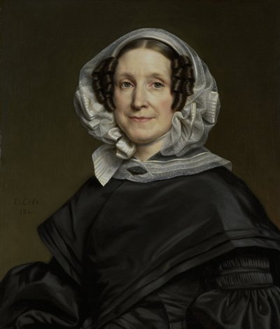 Aryna fra potten (1786-1850). Kone til N. J. A. C. Hoffmann av Cornelis Cels (signed by artist)