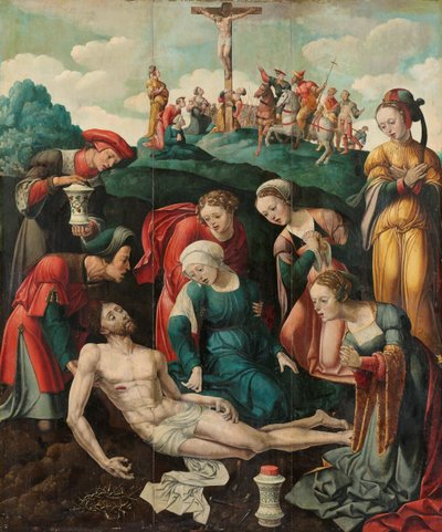 Kristi klagesang av Cornelis Cornelisz II Buys (attributed to)