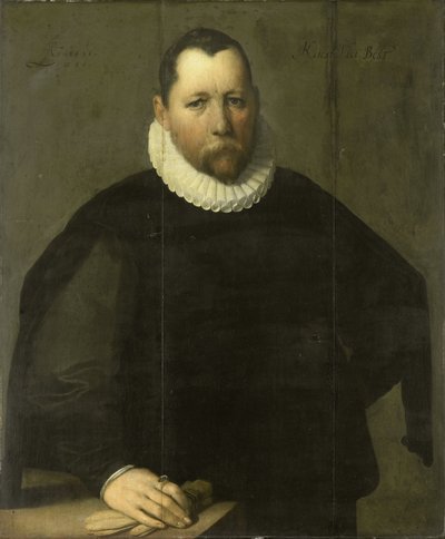 Pieter Jansz Kies (ca 1536-97). Borgmester i Haarlem av Cornelis Cornelisz. van Haarlem