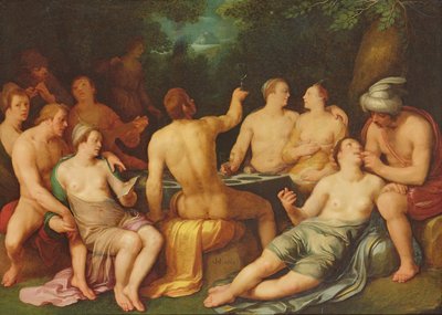 Verdens korrupsjon før flommen, 1619 av Cornelis Cornelisz van Haarlem